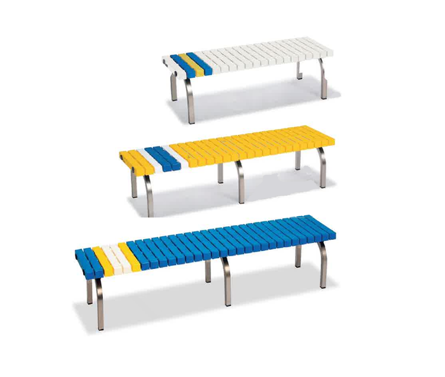 受注生産 ステンレス脚ベンチ