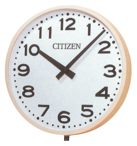 壁掛型・防雨型・交流電源式時計(強化ガラス)