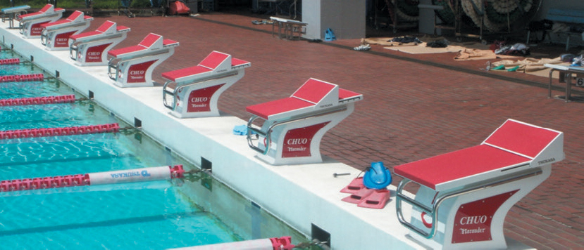 スタート台・着脱バンク・ターンボード・標識